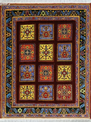 فرش دستباف سیرجان طرح گلیم فرش مرینوس 259